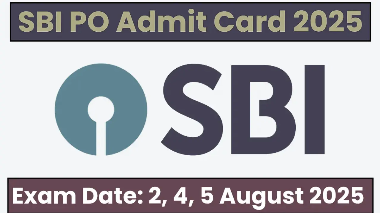SBI PO Admit Card 2025 image